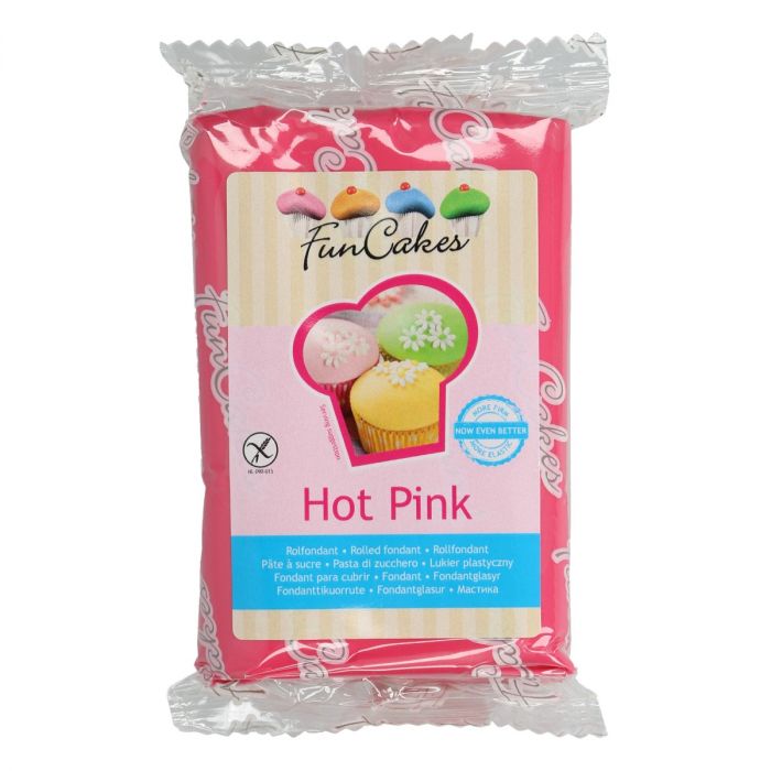 hot pink fondant