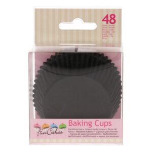 funcakes baking cups black
