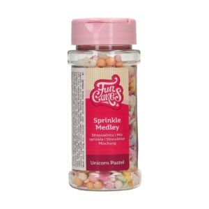 Funcakes sprinkle medley pastel unicorn