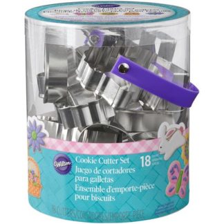 Wilton Metal Cookie Cutter Tub Easter