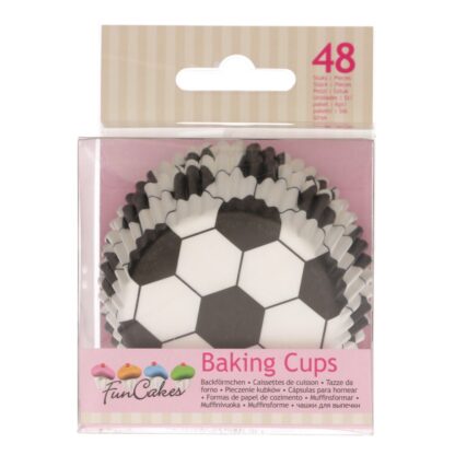 Baking cups soccer