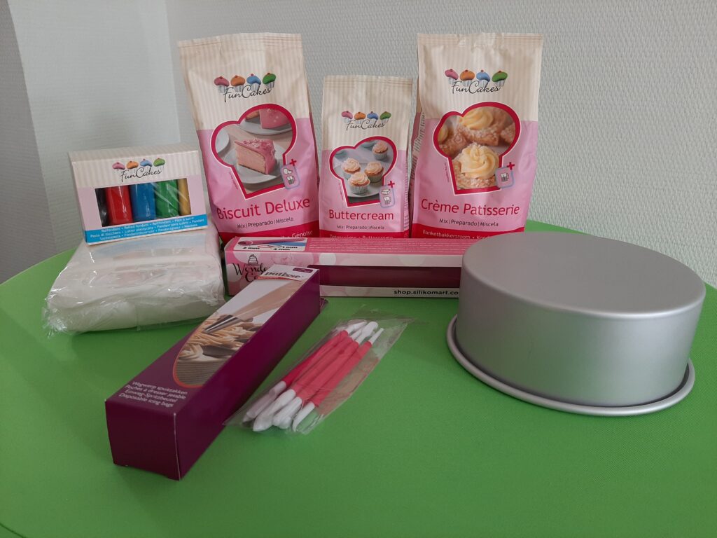kerstpakket fondant taart bakpakket