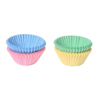 Chocolade Baking Cups Pastel Assorti Set/100