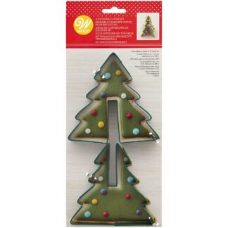 WILTON 3D COOKIE CUTTER TREE SET