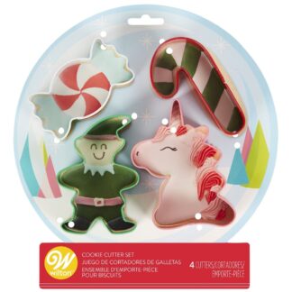 Wilton cookie cutter snow globe set