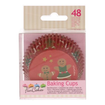 Gingerbread baking cups