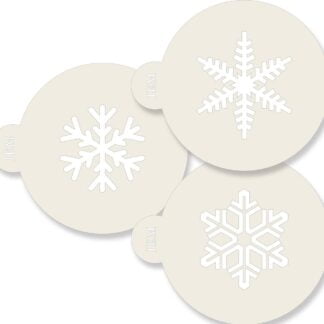 Stencil snowflake