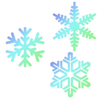 Stencil snowflake