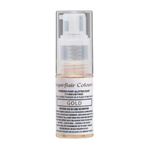 sugarflair glitterspray goud