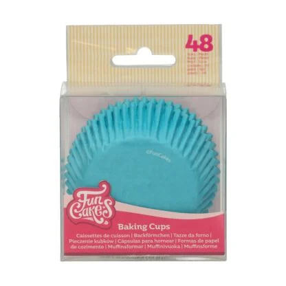 baking cups turquoise