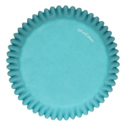 baking cups turquoise
