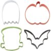 Halloween set koekjes uitstekers