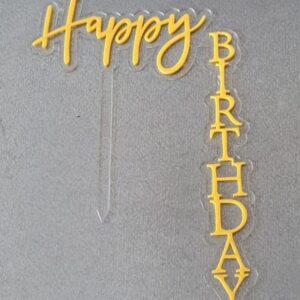 Taarttopper happy birthday